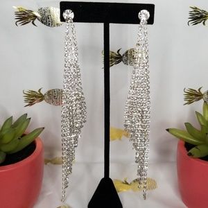 Rhinestone earrings
